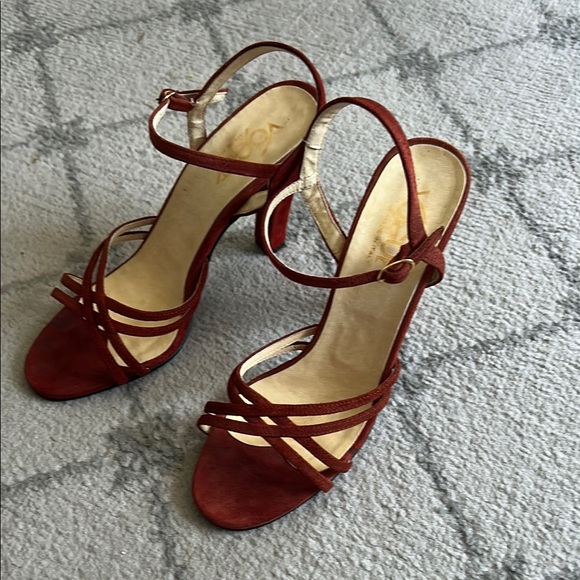Vogue | Shoes | Vintage Vogue 97s Elegant Rust Colored Strappy Heels ...